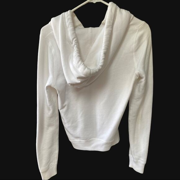 Abercrombie & Fitch White and Pink Sequins Hoodie XS - Picture 5 of 6